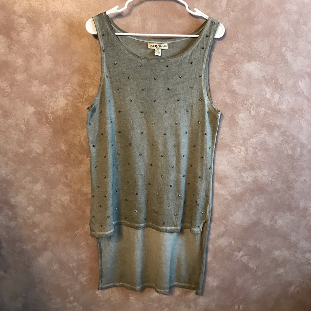 Love Change Italy High Low Tank